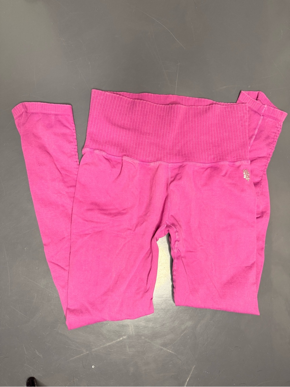 NWOT Free People Movement Good Karma Magenta Leggings